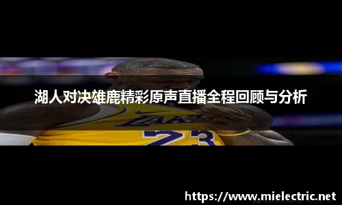 湖人对决雄鹿精彩原声直播全程回顾与分析